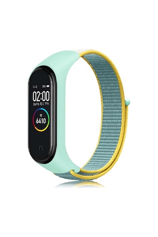 Zore Xiaomi Mi Band 5 Uyumlu Krd-03 Hasır Kordon-no30