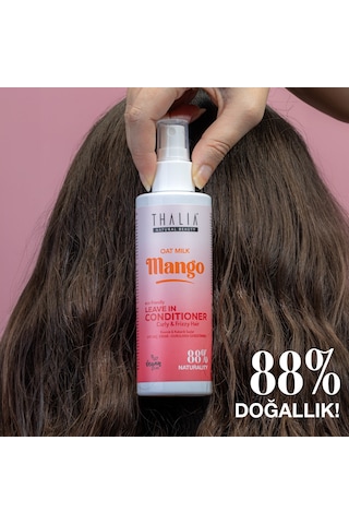 Thalia Yulaf Sütü & Mango Özlü Kıvırcık & Kabarık Saçlara Özel Sıvı Bakım Kremi 200 ML