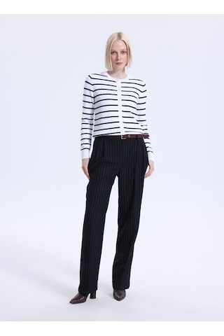 Lauren Ralph Lauren Lacivert Kadın Yün Karışımlı Pantolon 200p07903