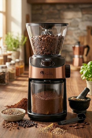 Any Morning SH25836B Dijital Zamanlayıcılı Elektrikli Kahve Öğütücü