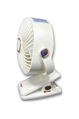 Zb113 Taşınabilir Masaüstü Beyaz Usb Fan