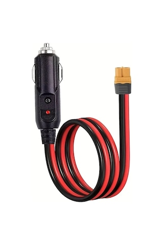 Motion003 3m Xt60h-f Xt60lı Çakmaklık Araba Işık Fiş Adaptör Kablosu 12v-24v Led Işık