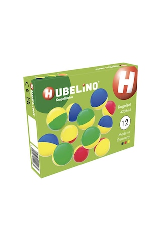 Hubelino Marble Run İki Renkli Misket Seti 12 Parça 420664