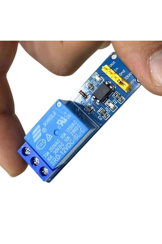 1 Kanal 12v Röle Kartı Optocoupler Korumalı