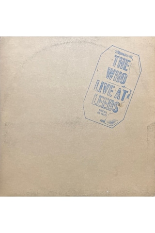 The Who Live At Leeds Lp Plak