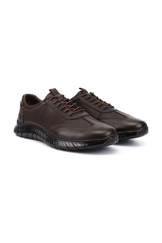 Gönderi(R) Gönderi R Erkek Kahve Antik Bağcıklı Kauçuk Taban Hakiki Deri Sneaker Ddma73542600 Kahve