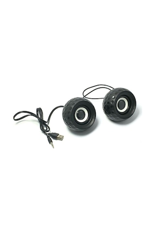 Magicvoice 1+1 Usb Mini Hoparlör Speaker - Siyah