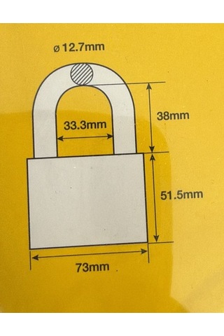 Yale Koruyuculu Asma Kilit 73 Mm-717