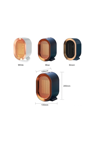 Moveevo "taşınabilir 1200w Ptc Seramik Isıtıcı - 2 Hız Ayarı, Devrilme Emniyetli, Enerji Tasarruflu"