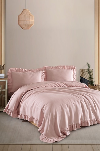 Elart Lily Yatak Seti 200x220 Cm Pudra Pudra
