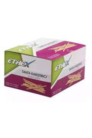 Ethex Bambu Tahta Karıştırıcı 500 Adet X 24 Paket 1 Koli