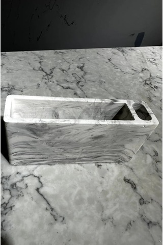 Betonmall Dekoratif Beton Restoran Peçetelik Ve Kürdanlık 10 Adet