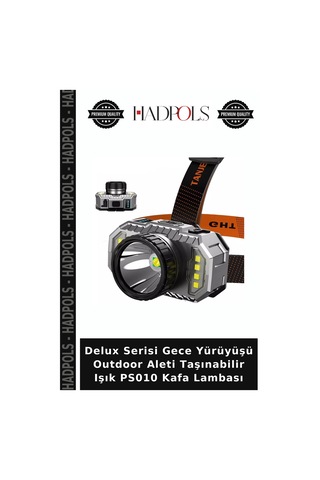 Delux Serisi Gece Yürüyüşü Outdoor Aleti Taşınabilir Işık Ps010 Kafa Lambası Çok renkli