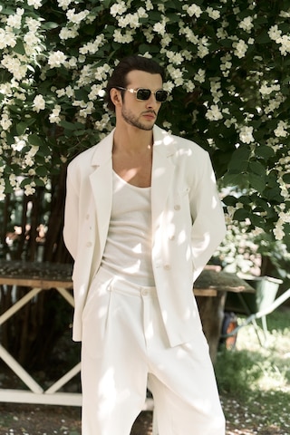 Bohemai Ayyubay Erkek Blazer Ceket - Ekru Ekru