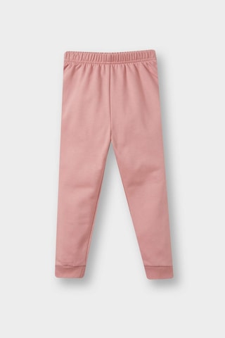 Defacto Kız Bebek 2li Takım İçi Yumuşak Tüylü Baskılı Sweatshirt Eşofman Altı E8995a525aupn111 Pembe