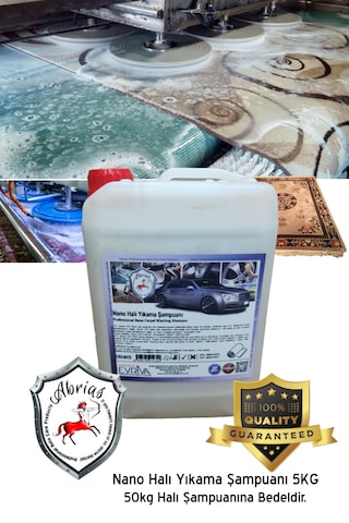 Abrias Nano Halı Yıkama Şampuanı 5 KG