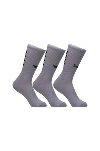 Hummel Maxı Antrenman Çorabı Gri 3 Lü Paket
