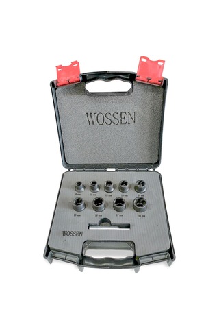 WOSSEN 1/2" TWİST LOKMA SETİ YARIM 10 PARÇA WOSSEN 1/2" TWİST LOKMA SETİ YARIM 10 PARÇA