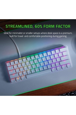 Razer Huntsman Mini Mercury Mor Anahtar - Opto-mekanik Anahtarl
