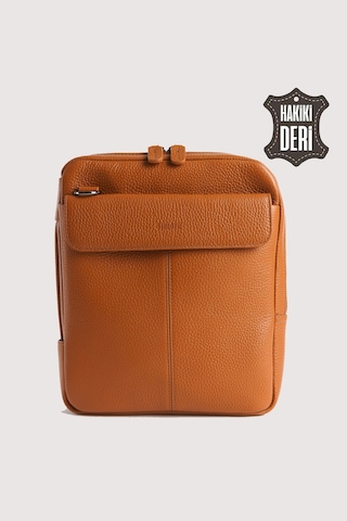 Hakiki Deri Erkek El Çantası Taba Smr9280 Taba