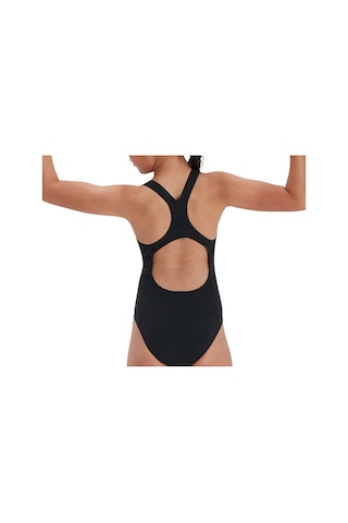 Speedo Eco End Medalist Kız Çocuk Yüzücü Mayosu 8 134570001 Siyah 001