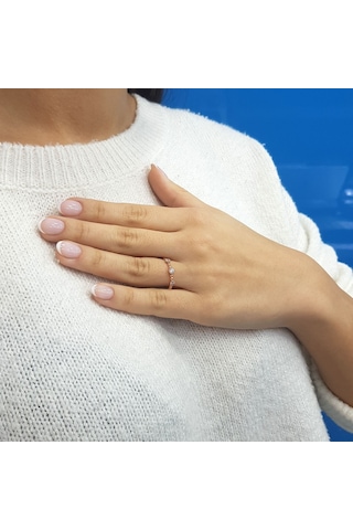 Lova 0,17 Karat Pırlanta Tria Yüzük - 1010280
