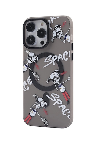 Apple Uyumlu iPhone 12 Pro Max Kılıf Apollo Magneticsafe Desenli Kapak Desen 4\