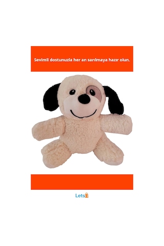 Sevimli Peluş Köpek Yumuşak 24 Cm Hediye Ve Koleksiyon Amaçlı Oyuncak