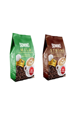 Summo Senseo 1 Adet Mild ve 1 Adet Strong 72'li Paket (36X2)