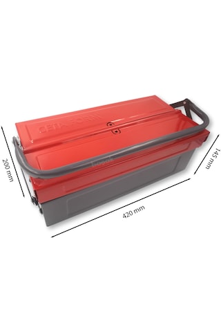 Ceta Form A25-3 420mm Metal Takım Çantası 3 Gözlü