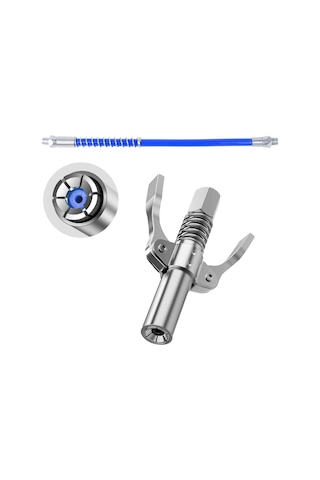 Adj Trade Yeni Nesil Mandallı Gres Pompa Ucu + Hortum 30 CM