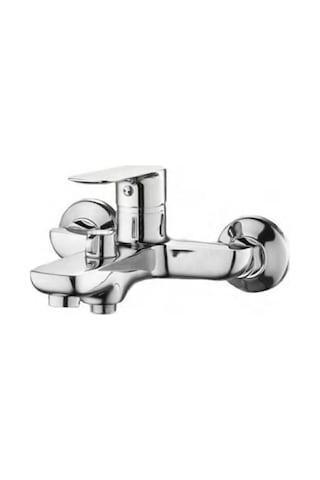 Yuen Banyo Bataryası Çevirmeli Kartuş Pirinç Döküm Krom Kaplama Modern Tasarım KROM