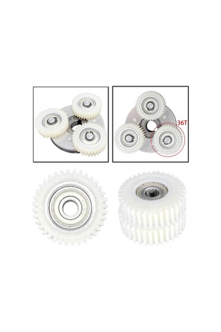 Homyl Bafang Motor Elektrikli Bisikletler Için 3x 36 Diş Planet Beyaz