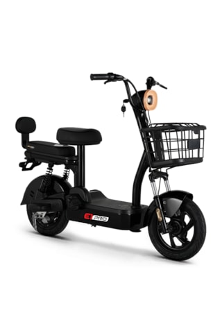 Skyjet E1 Pro Elektrikli Scooter Mat Siyah + GAZ KOLU
