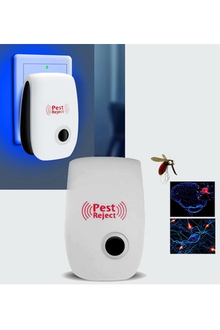 Mobgift Pest Reject Sonic Haşere Kovucu Fare Haşere Karasinek Siv