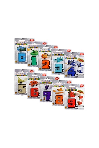 Pocket Morphers Dönüşebilen Numaralar 10'lu - Set