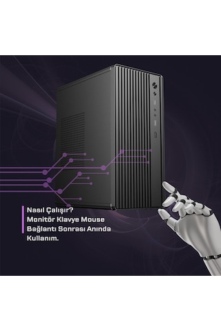 Dagmor BN2015301 i5-14400 16 GB 500 GB M2 Nvme SSD Free Dos Masaüstü Bilgisayar