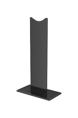 Kosona Onıkuma Abs Materyal Kullanılarak Yapılmış, Bölünür Bilgisayar Kulaklık Tutucu, Siyah Renkli Gösterim Rafı