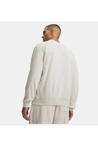 Under Armour Ua Rival Lightweight Crew Erkek Sweatshirt 6009347-110 Ekru