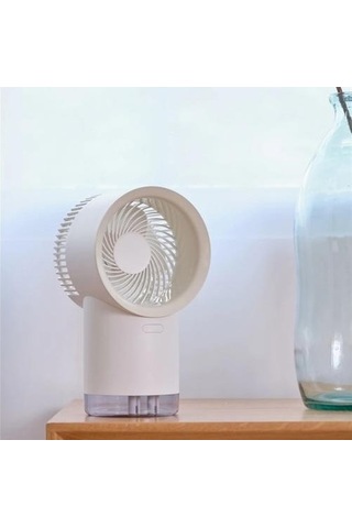 Resmi Fan 3life Sprey Usb Şarj Mini Kablosuz Nemlendirici Sessiz Yurdu Taşınabilir Soğutma Fanı Hava Soğutucu Fanlar 9908 Beyaz