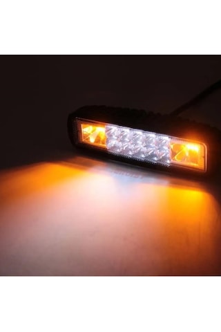 Motosiklet Sis Farı Çakarlı Off Road 10 Led