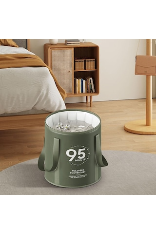 Dolıty Katlanabilir Ayak Havzası Islatma Spa Kovası Yeşil