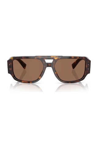 Dolce Gabbana Dg 4482 50273 57 Erkek Pilot Kırçıllı Kahverengi Kemik Güneş Gözlüğü Kahverengi