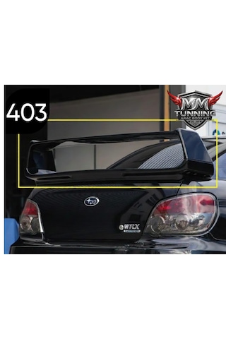 Mmtunning Subaru Impreza Stı Bagaj Üstü Spoiler Mmtunning Subaru Impreza Stı Bagaj Üstü Spoiler
