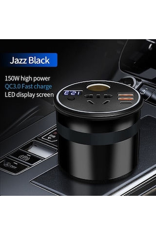 Dancemonkey Araba Güç İnvertörü 150w Qc3.0 Hızlı Şarj 12v