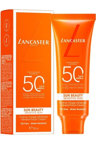 Lancaster Sun Beauty Sensitive Skin Mineral Face Cream Spf50 50 Ml Güneş Kremi