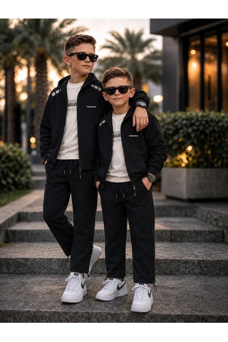 Kokoş Bebe Life Sports 3 Parça Mevsimlik Erkek Çocuk Takım - 7/15 Yaş - 31906 Siyah