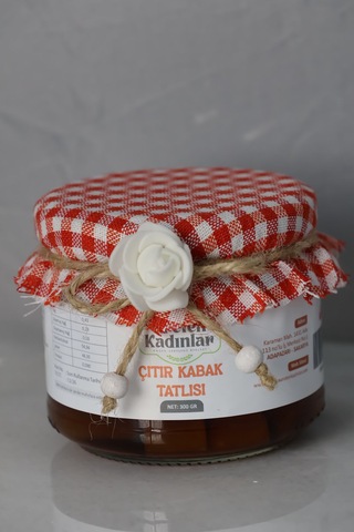 Çıtır Kabak Tatlısı Geleneksel Ev Yapımı Tatlı Cam Kavanoz 300 Gr