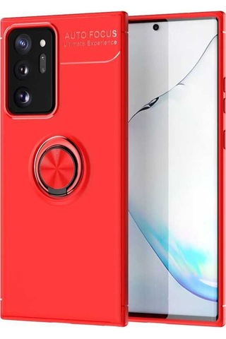Samsung Uyumlu Galaxy Note 20 Ultra Kılıf Yüzüklü Magnetli Ravel Case