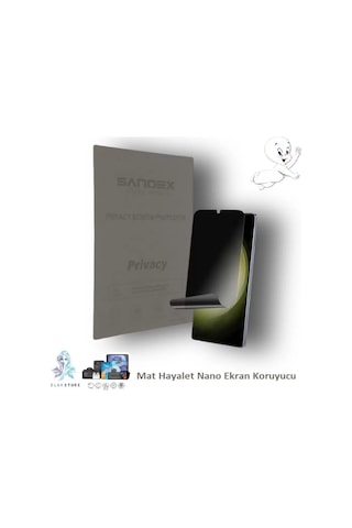 Infinix Not 8 Uyumlu Ekran Koruyucu Esnek Ultra İnce Sandex - Mat Hayalet Nano